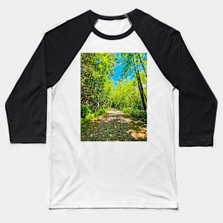 Road Through The Trees Baseball T-Shirt